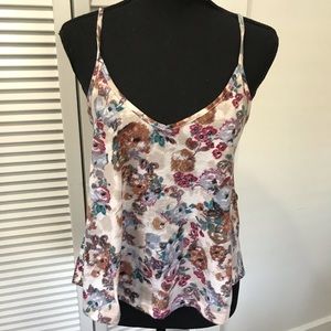 Floral babydoll top